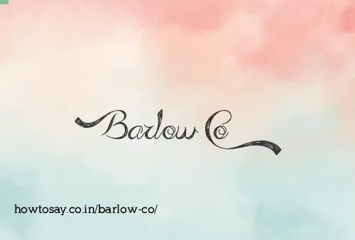 Barlow Co