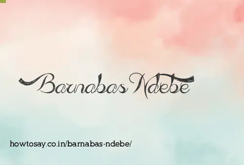Barnabas Ndebe