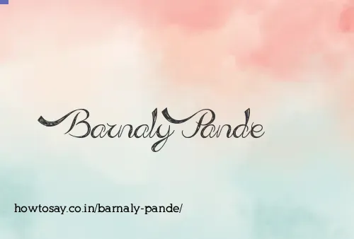 Barnaly Pande