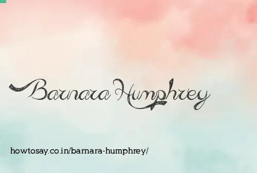 Barnara Humphrey