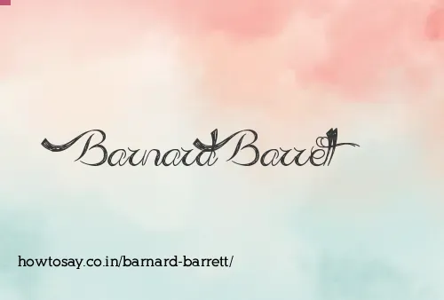 Barnard Barrett