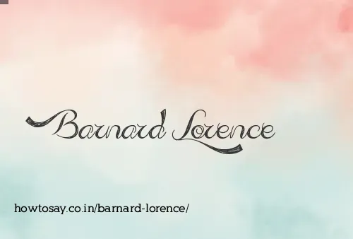 Barnard Lorence