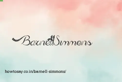 Barnell Simmons