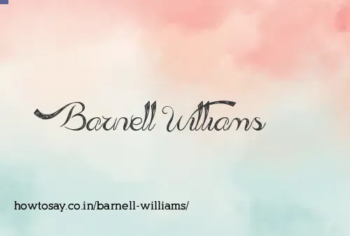 Barnell Williams