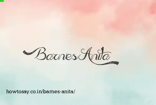 Barnes Anita