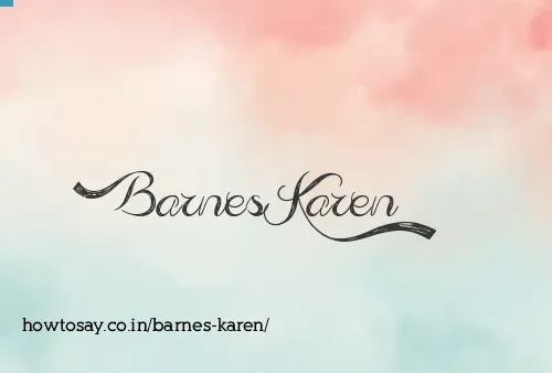 Barnes Karen