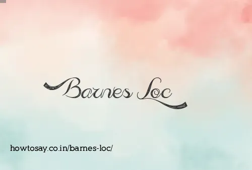 Barnes Loc