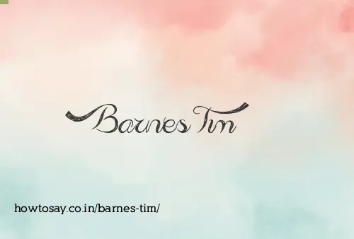 Barnes Tim