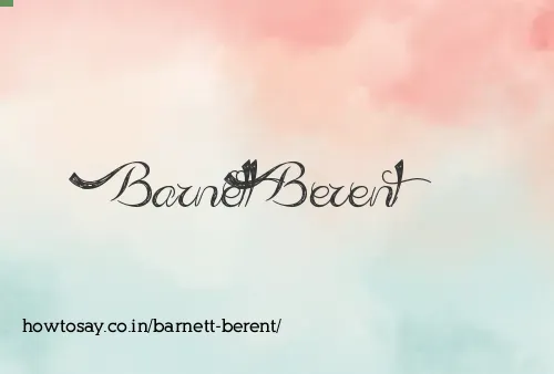 Barnett Berent