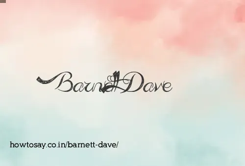 Barnett Dave