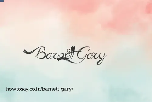 Barnett Gary