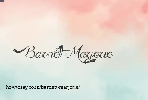 Barnett Marjorie