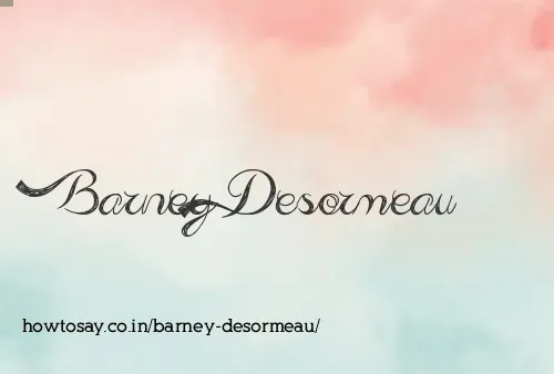 Barney Desormeau
