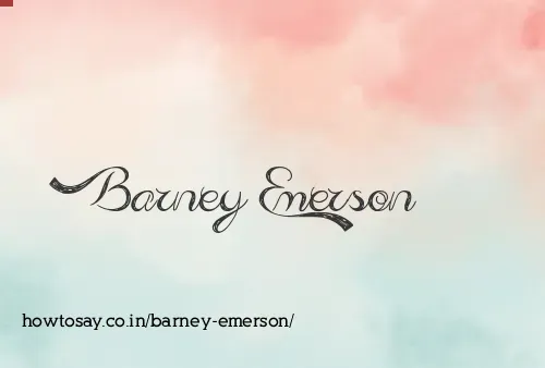 Barney Emerson