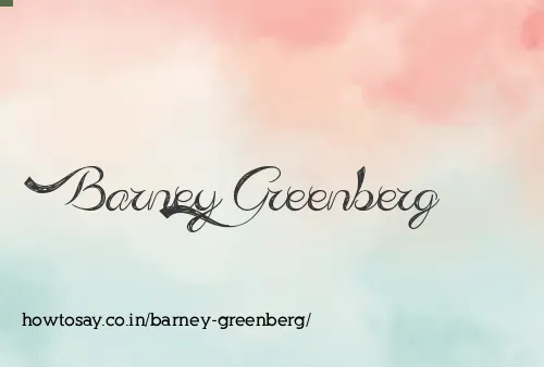 Barney Greenberg