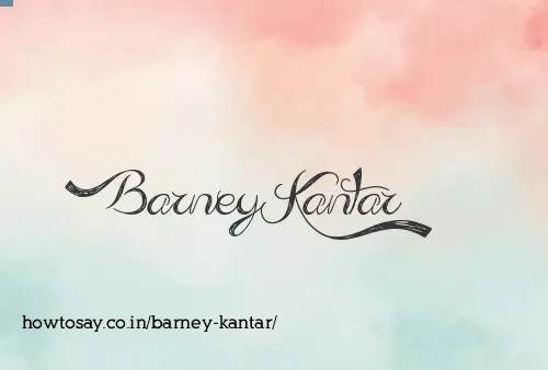 Barney Kantar