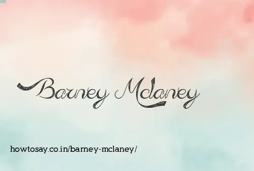 Barney Mclaney