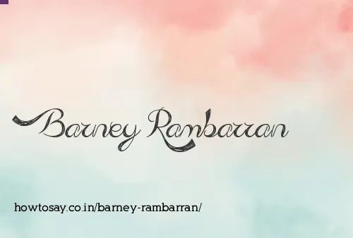 Barney Rambarran