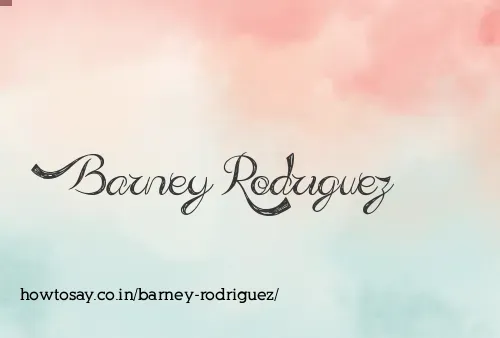 Barney Rodriguez