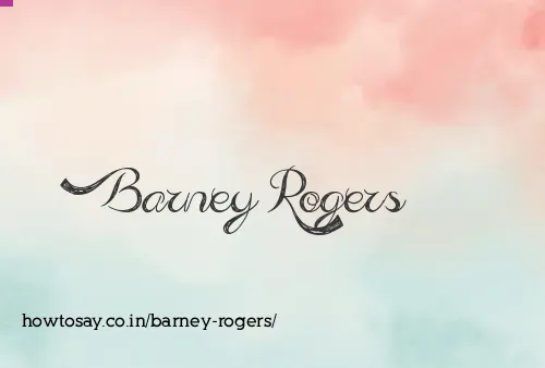 Barney Rogers