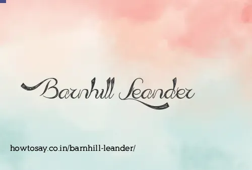 Barnhill Leander