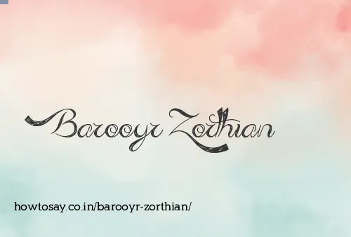 Barooyr Zorthian