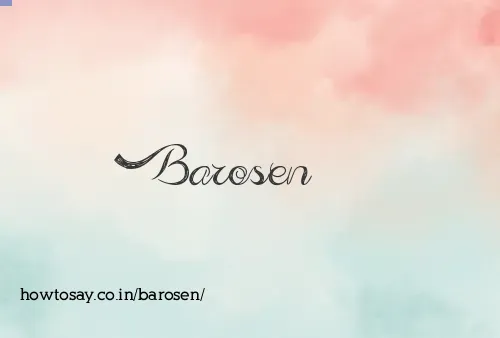 Barosen