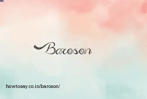 Baroson