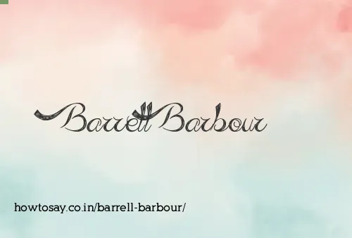 Barrell Barbour