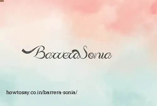 Barrera Sonia