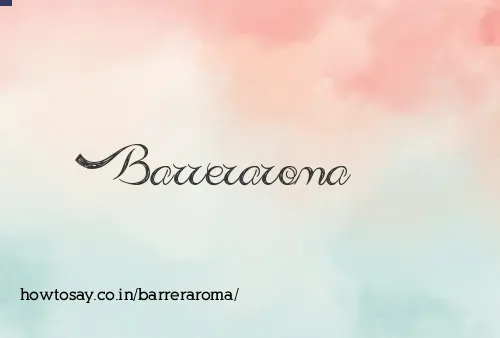 Barreraroma