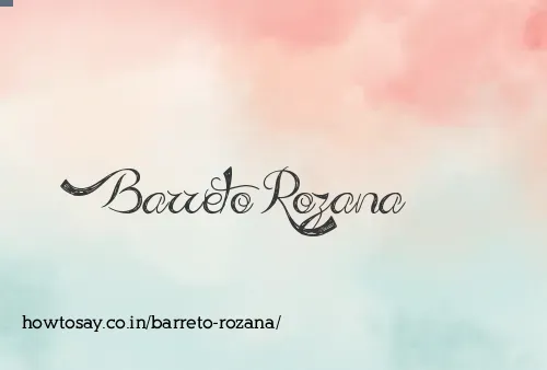Barreto Rozana