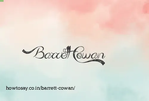 Barrett Cowan