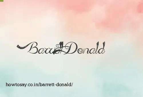 Barrett Donald