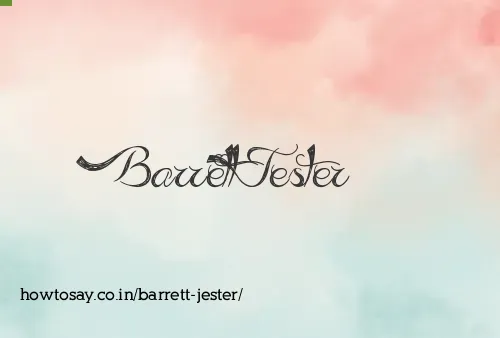 Barrett Jester