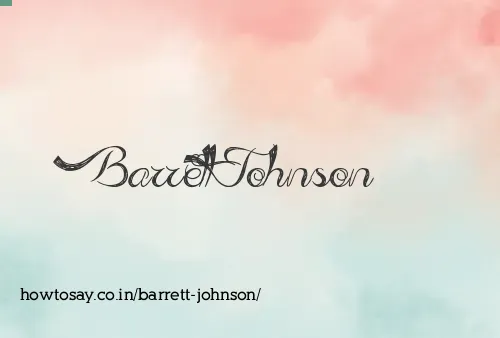 Barrett Johnson