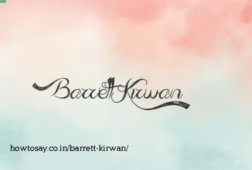 Barrett Kirwan