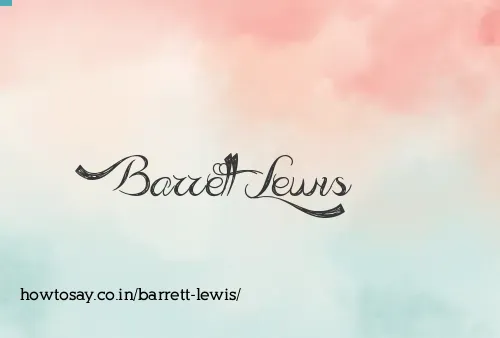 Barrett Lewis