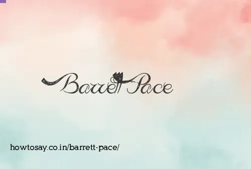Barrett Pace