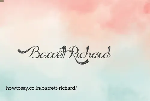 Barrett Richard