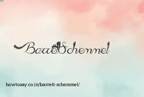 Barrett Schemmel