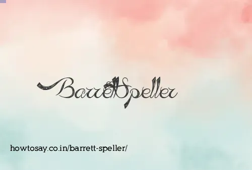 Barrett Speller