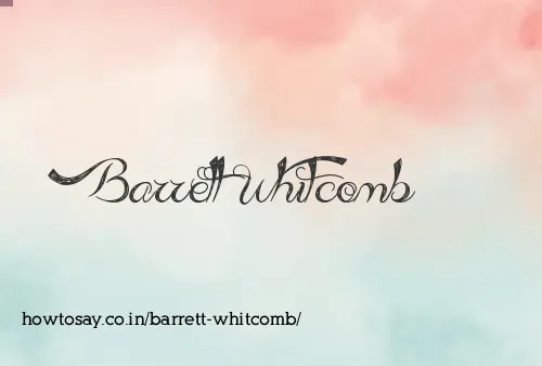 Barrett Whitcomb