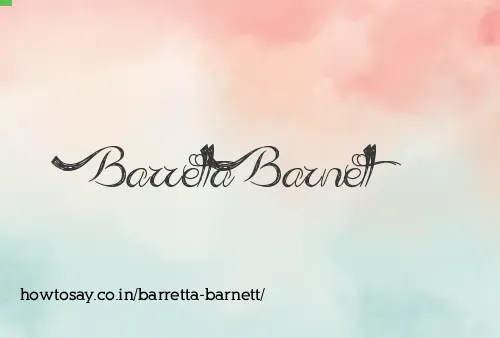 Barretta Barnett