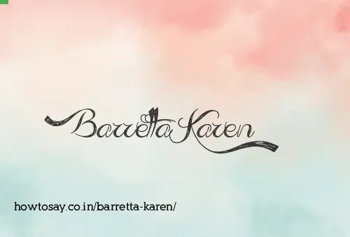 Barretta Karen