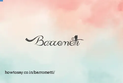 Barrometti