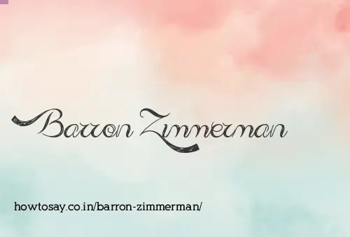 Barron Zimmerman