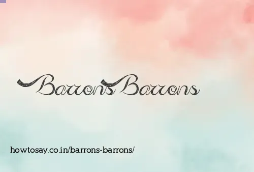 Barrons Barrons