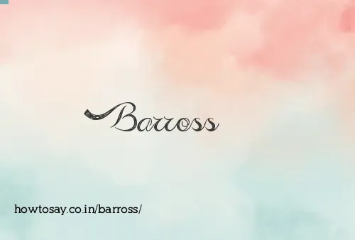 Barross
