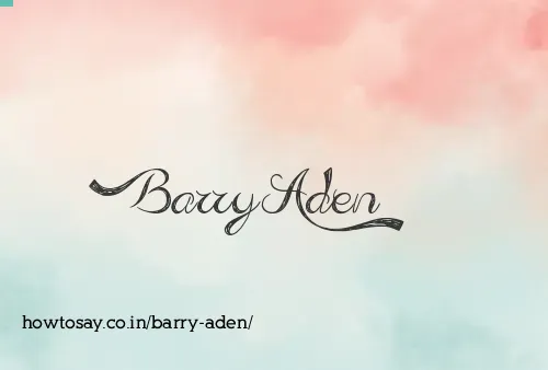 Barry Aden